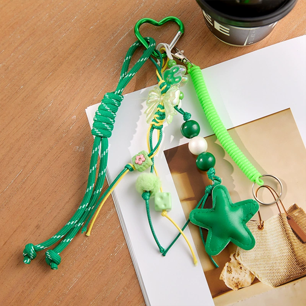 Colorful Beads Knot Bag Charm