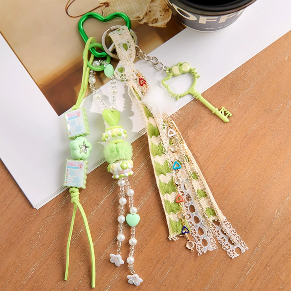 Colorful Beads Knot Bag Charm