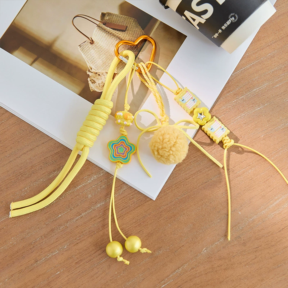 Colorful Beads Knot Bag Charm