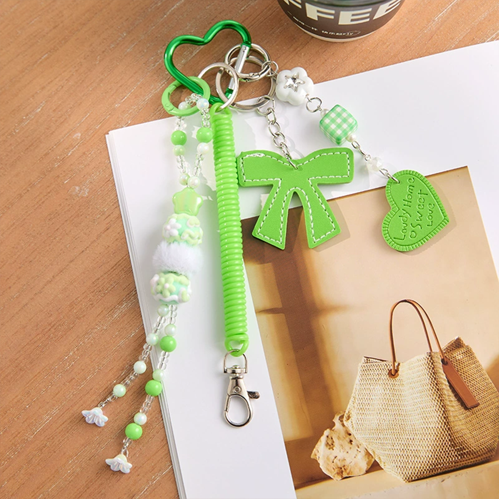 Colorful Beads Knot Bag Charm