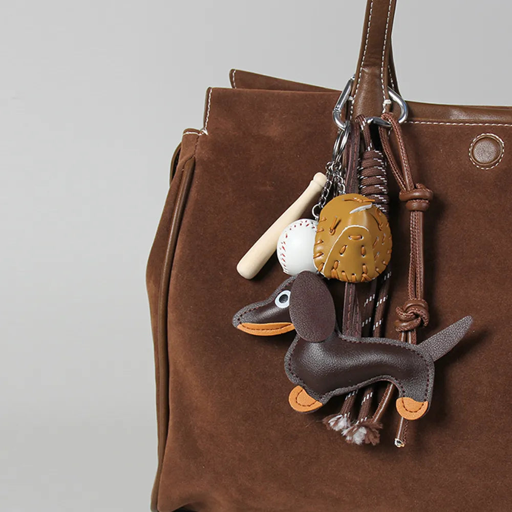 Dachshund Player Bag Charm