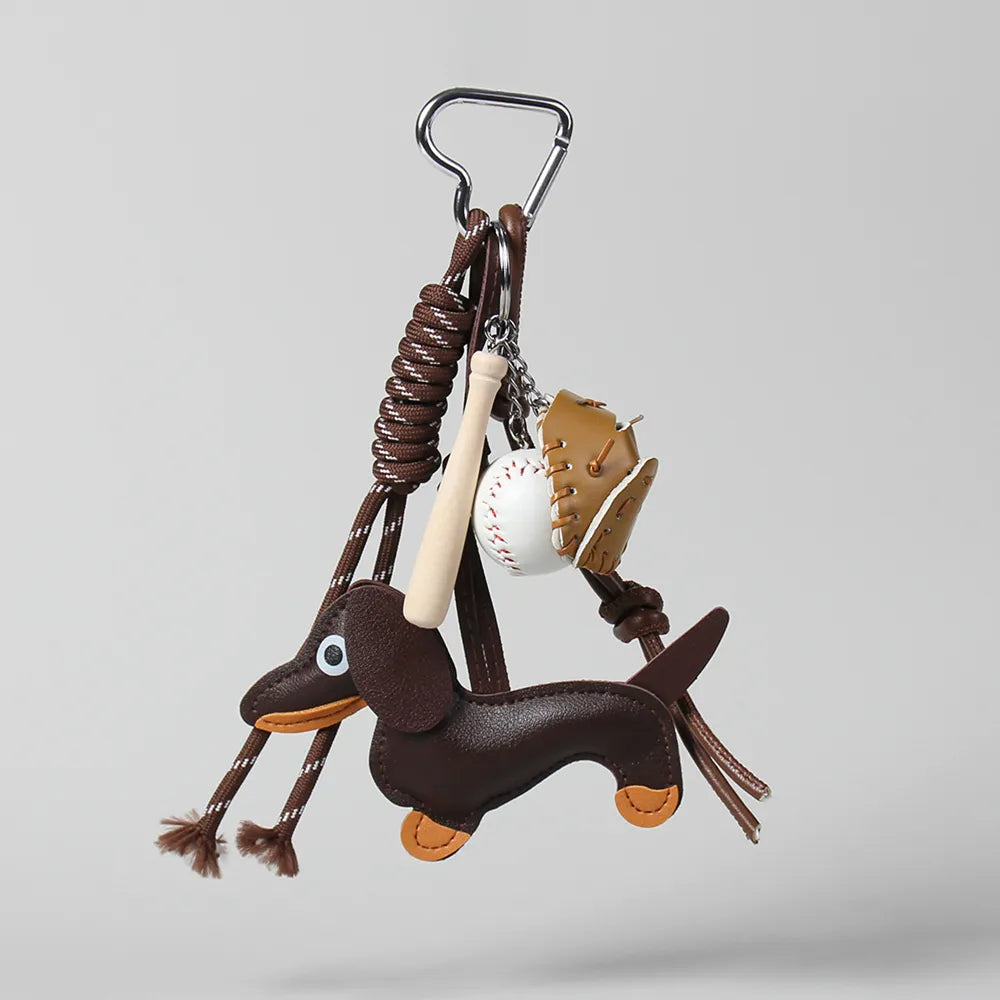 Dachshund Player Bag Charm