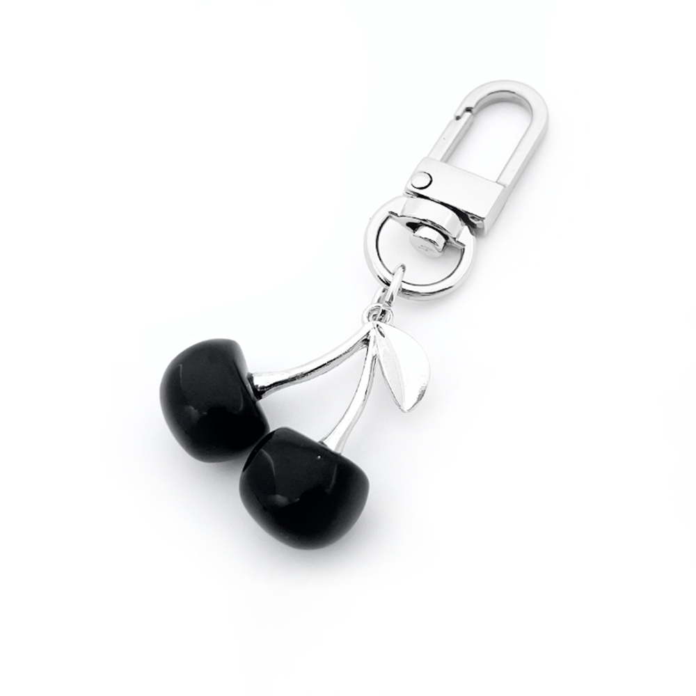 Glass Cherry Bag Charm