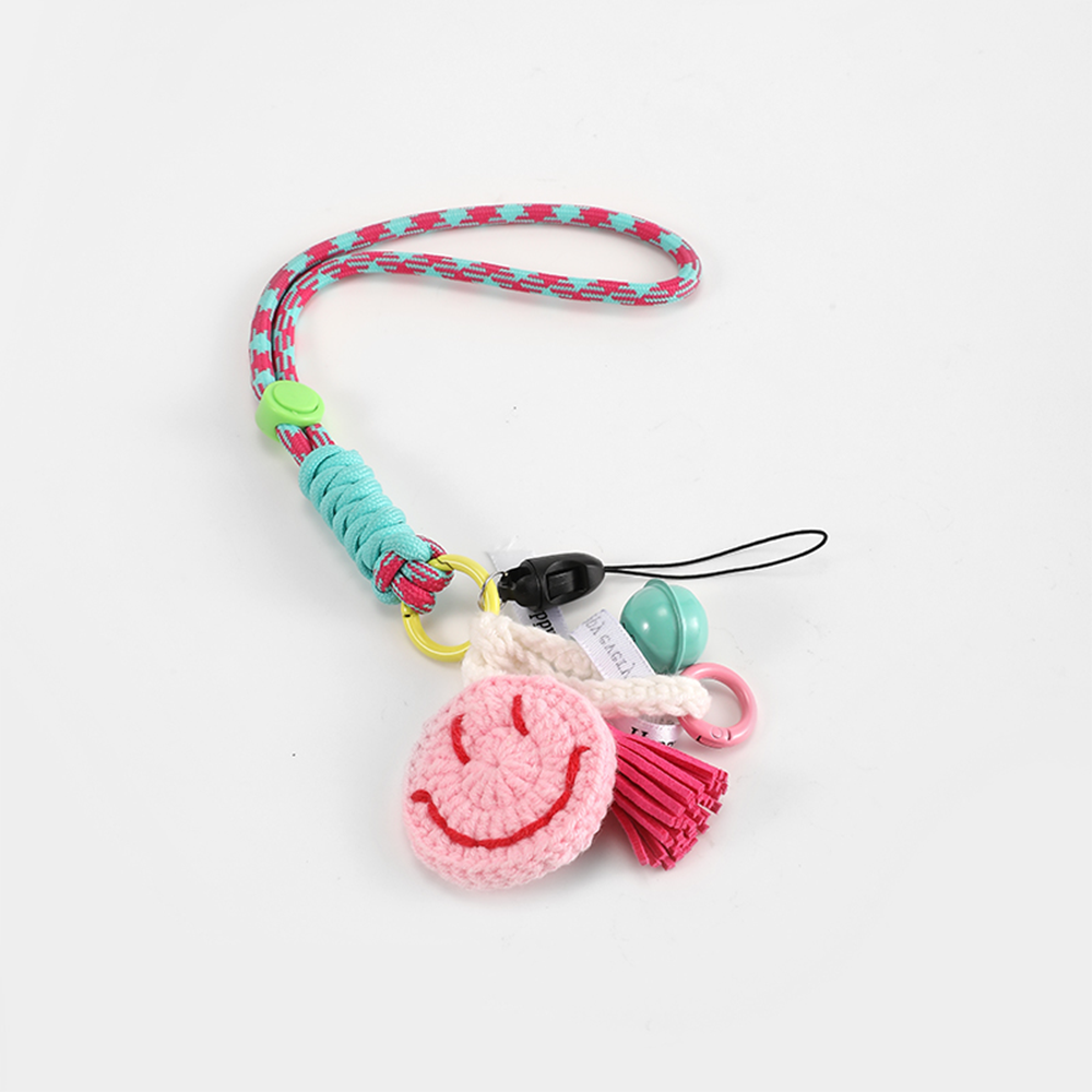 Happy Face Bag Charm