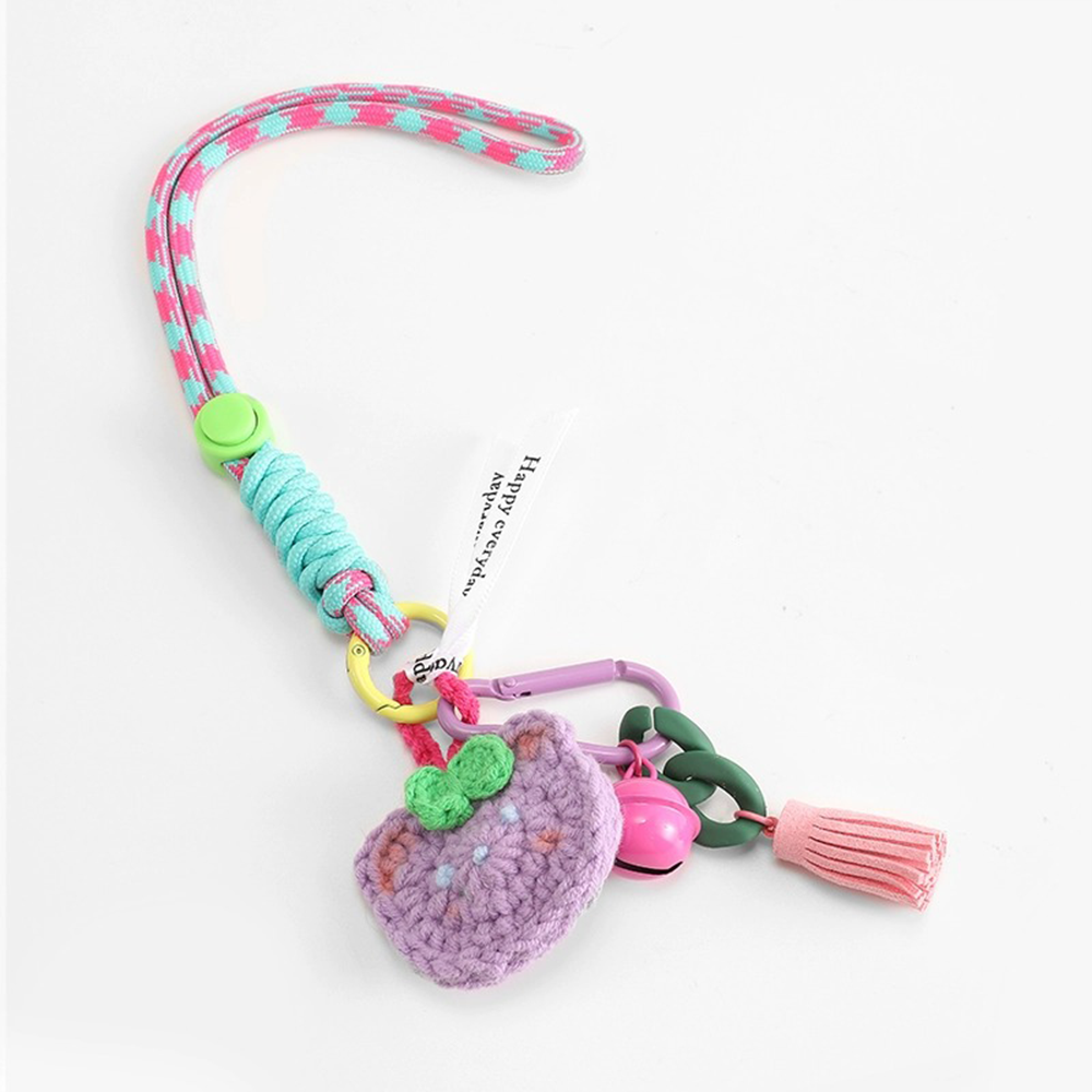 Happy Face Bag Charm
