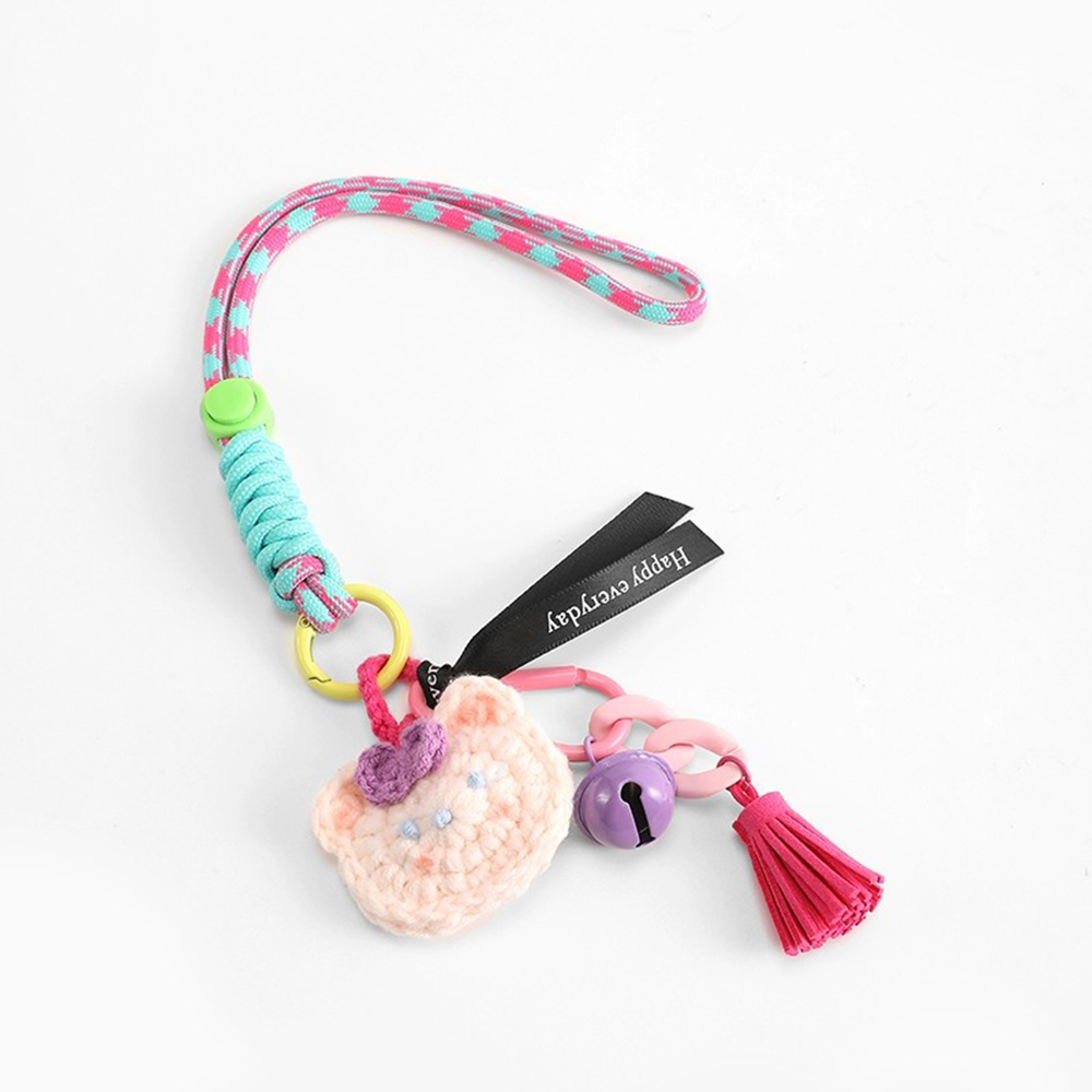 Happy Face Bag Charm