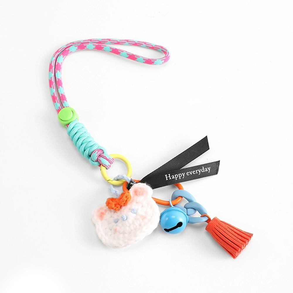 Happy Face Bag Charm