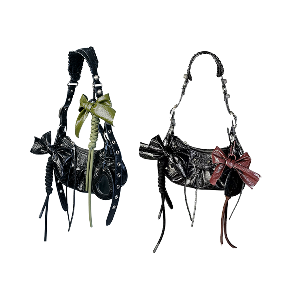 Lacquer Bow Bag Charm