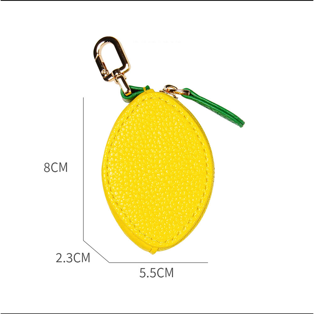 Leather Fruits Bag Charm