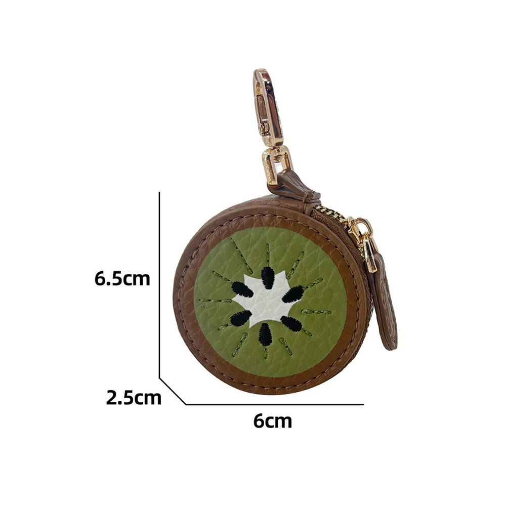 Leather Fruits Bag Charm
