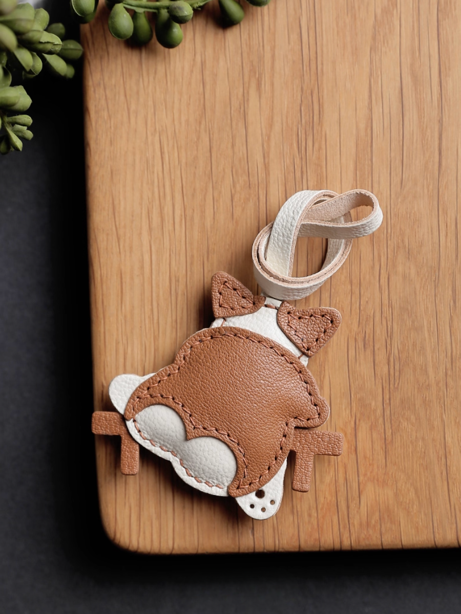 Handmade Corgi Butt Bag Charm