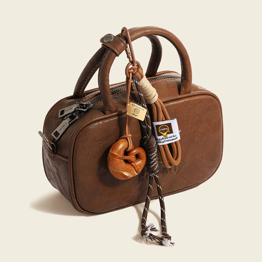 Lye Pretzel Love Bag Charm