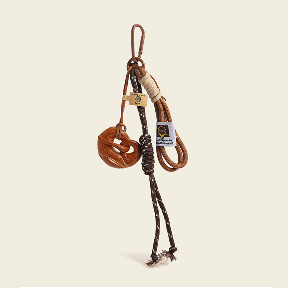 Lye Pretzel Love Bag Charm