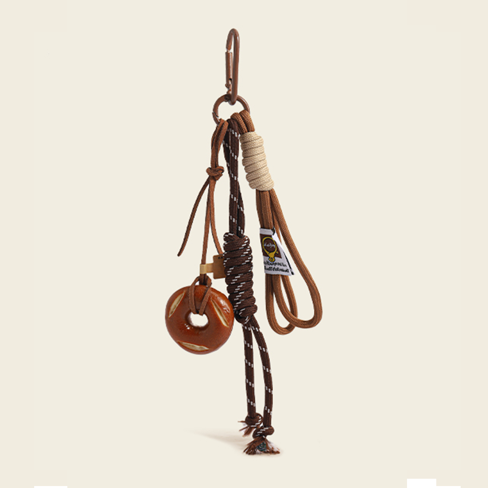 Lye Pretzel Love Bag Charm