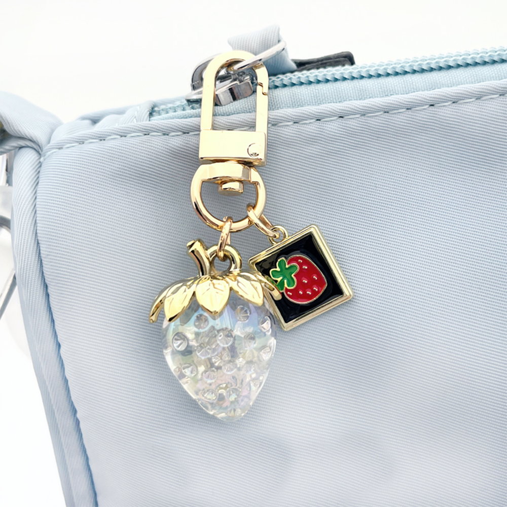 Metal Cherry Bag Charm