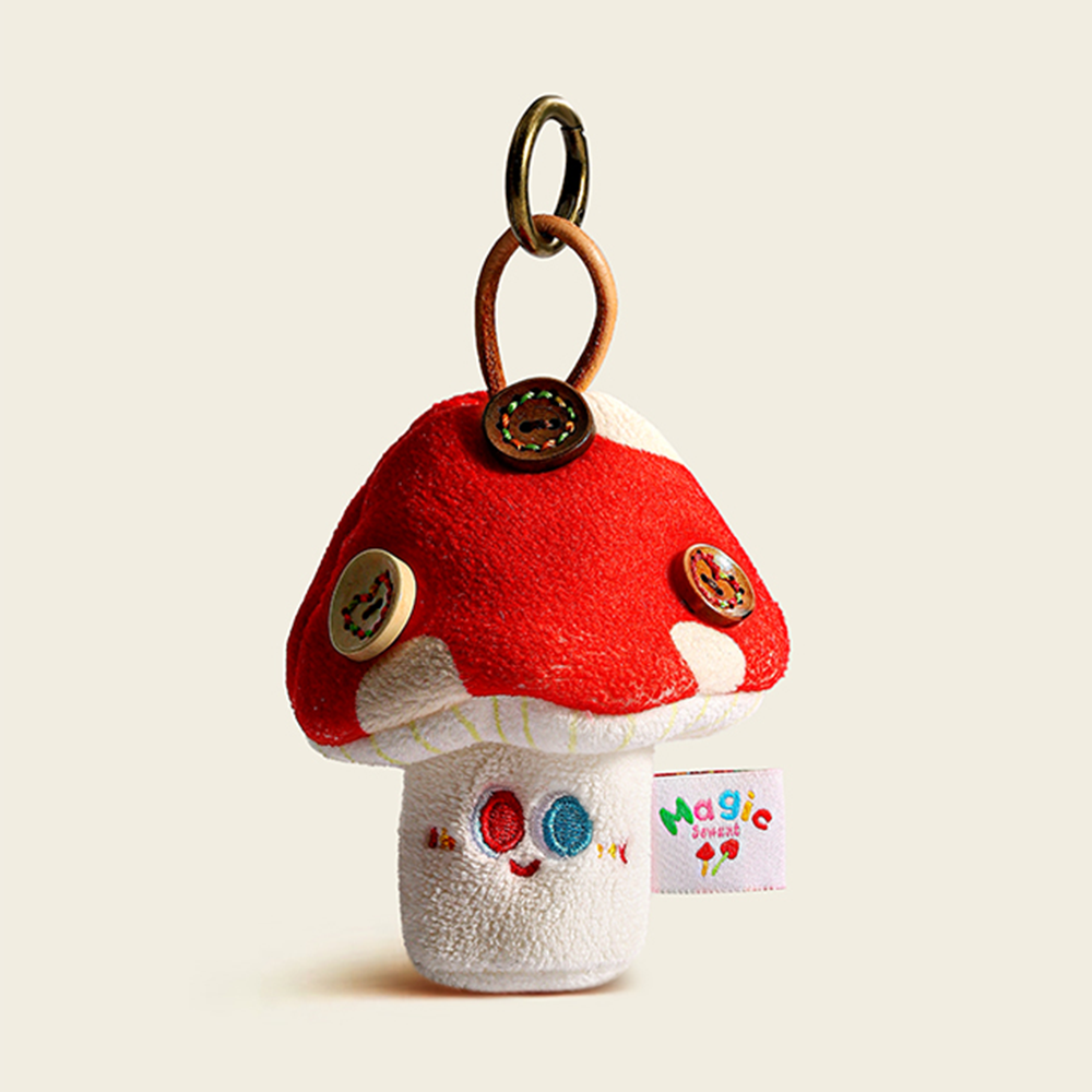 Mushroom Folk Bag Charm