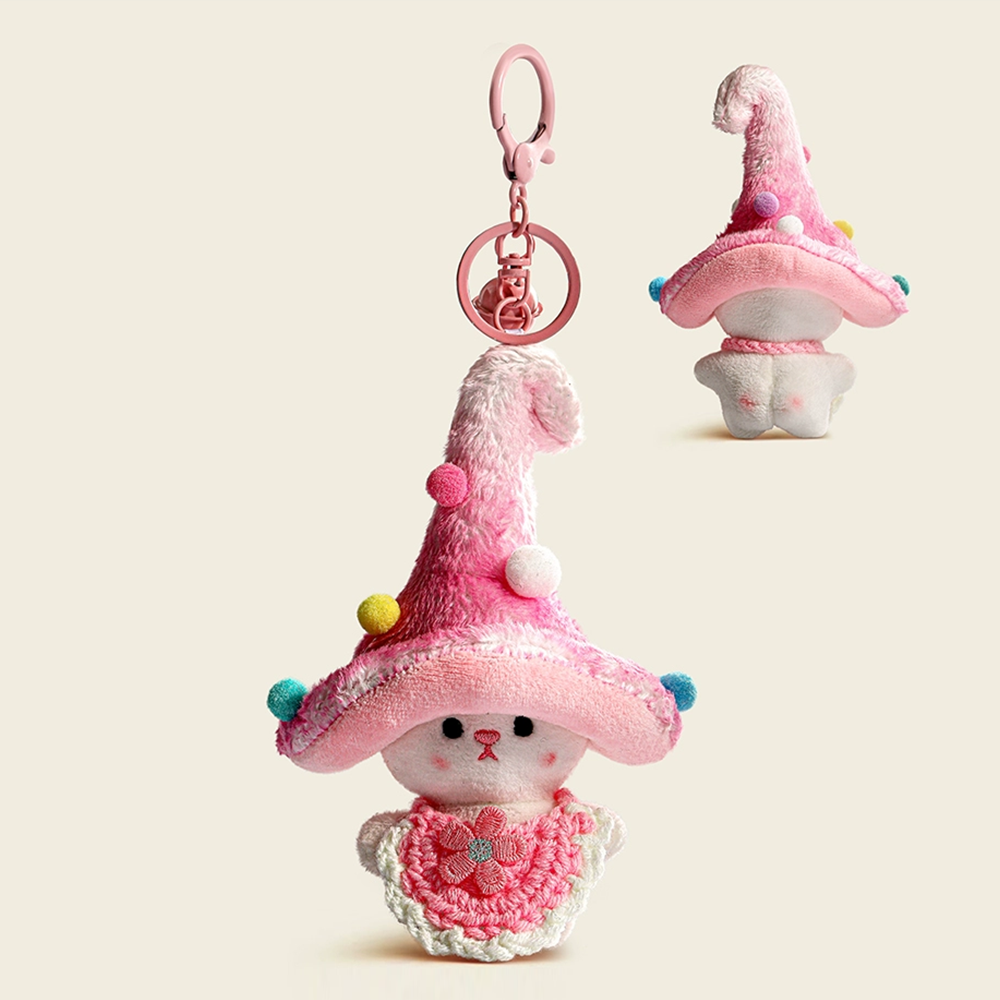 Mushroom Folk Bag Charm