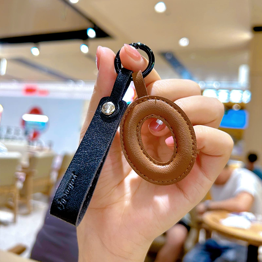Personalized Leather Letter Bag Charm