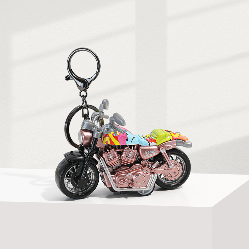 Retro Chopper Bag Charm