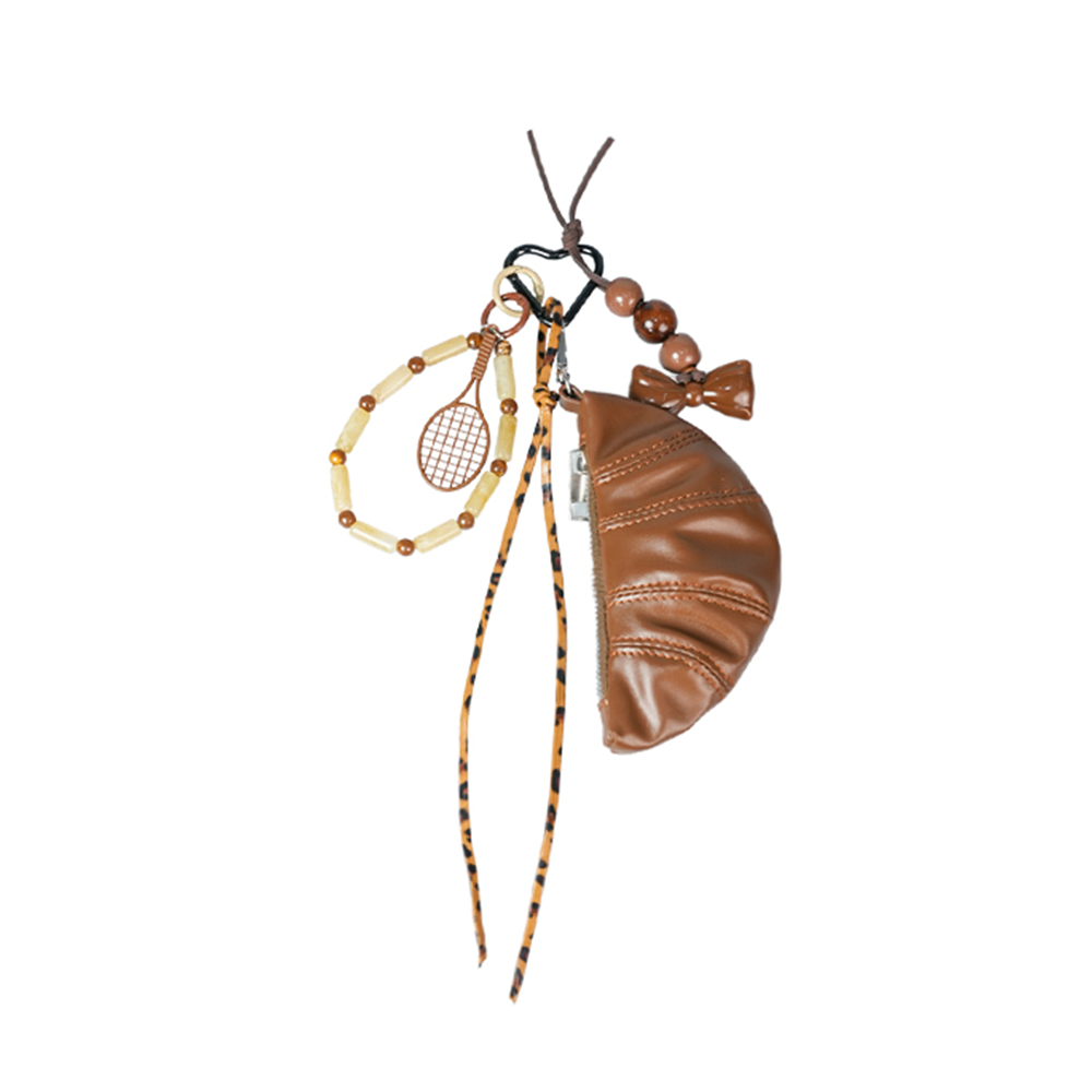 Silver Horn Bag Charm