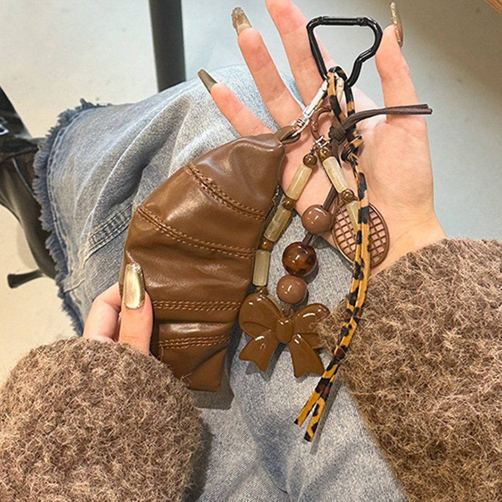 Silver Horn Bag Charm