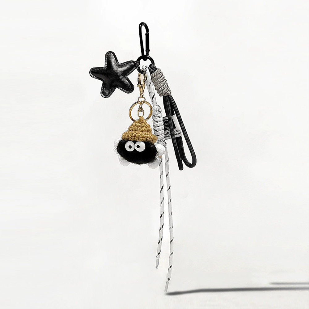 Star Puff Ball Bag Charm