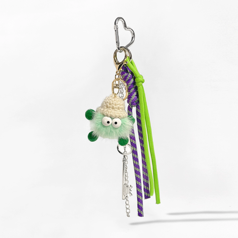 Star Puff Ball Bag Charm