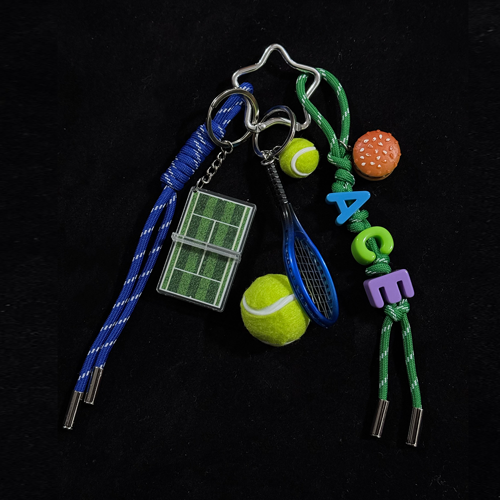 Tennis Spirit Bag Charm