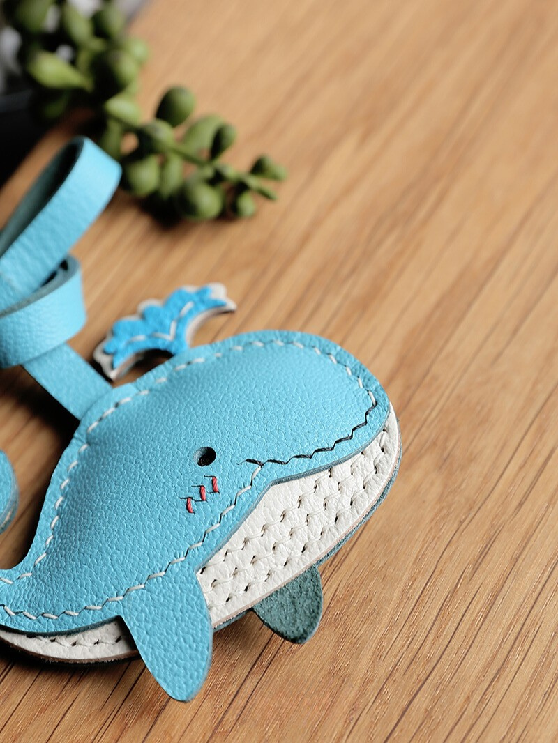 Handmade Whale Bag Charm