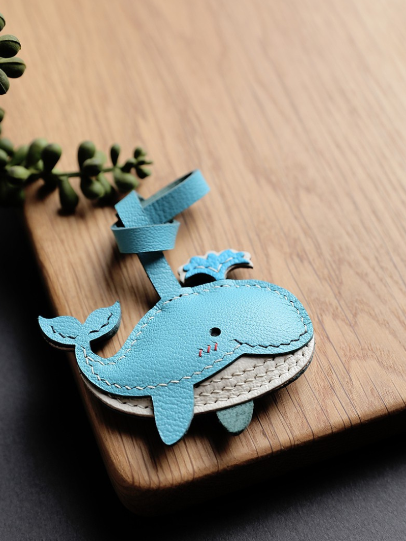 Handmade Whale Bag Charm