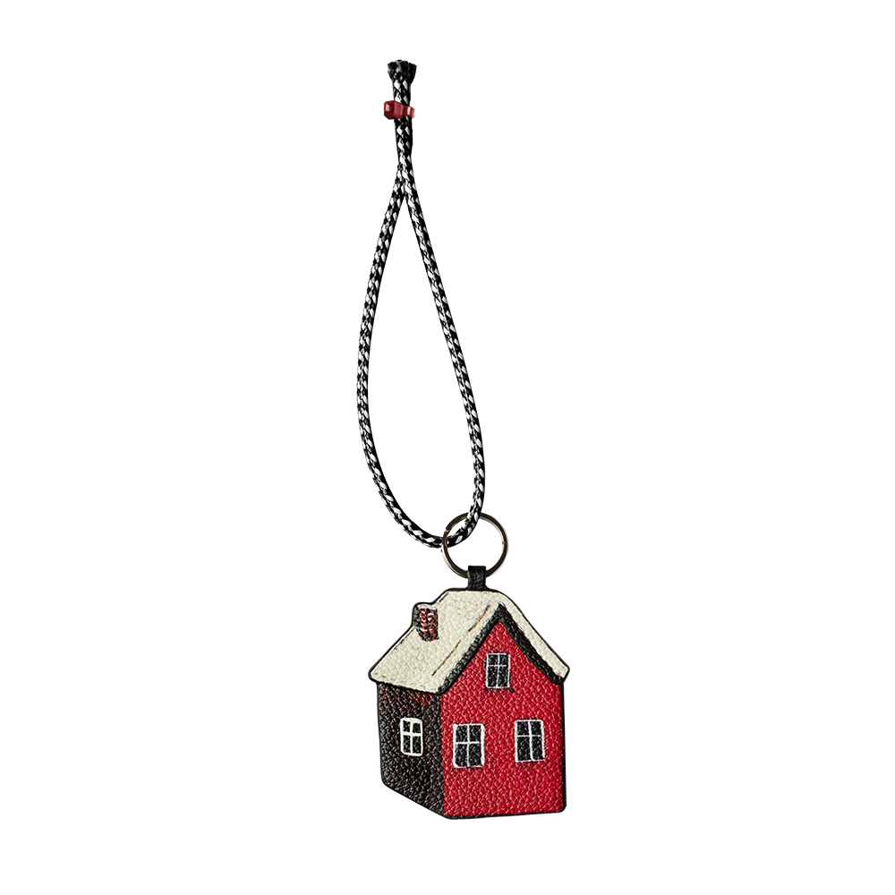 Warm Family Leather Bag Charm