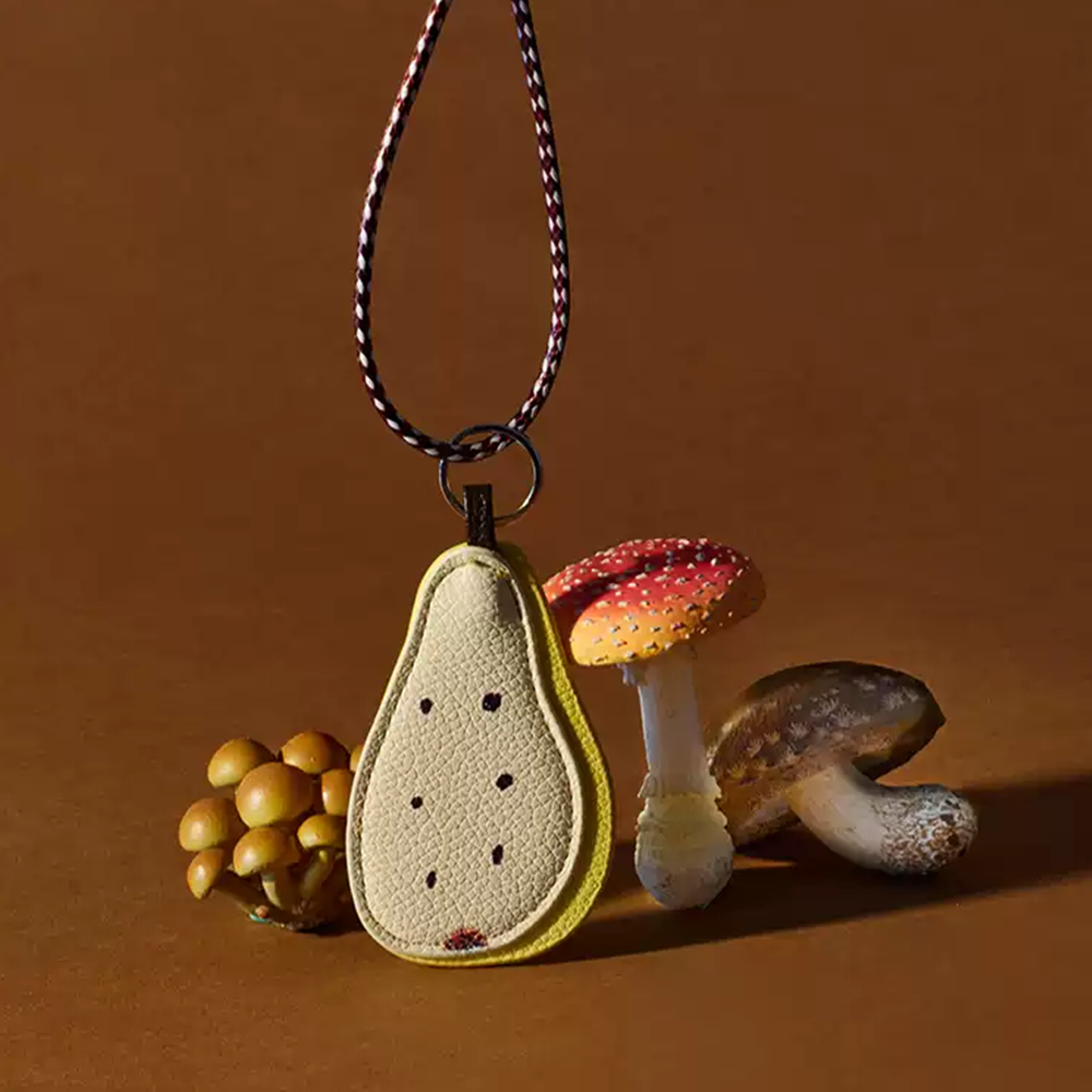 Warm Family Leather Bag Charm