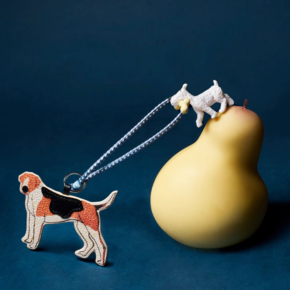 Warm Family Leather Bag Charm