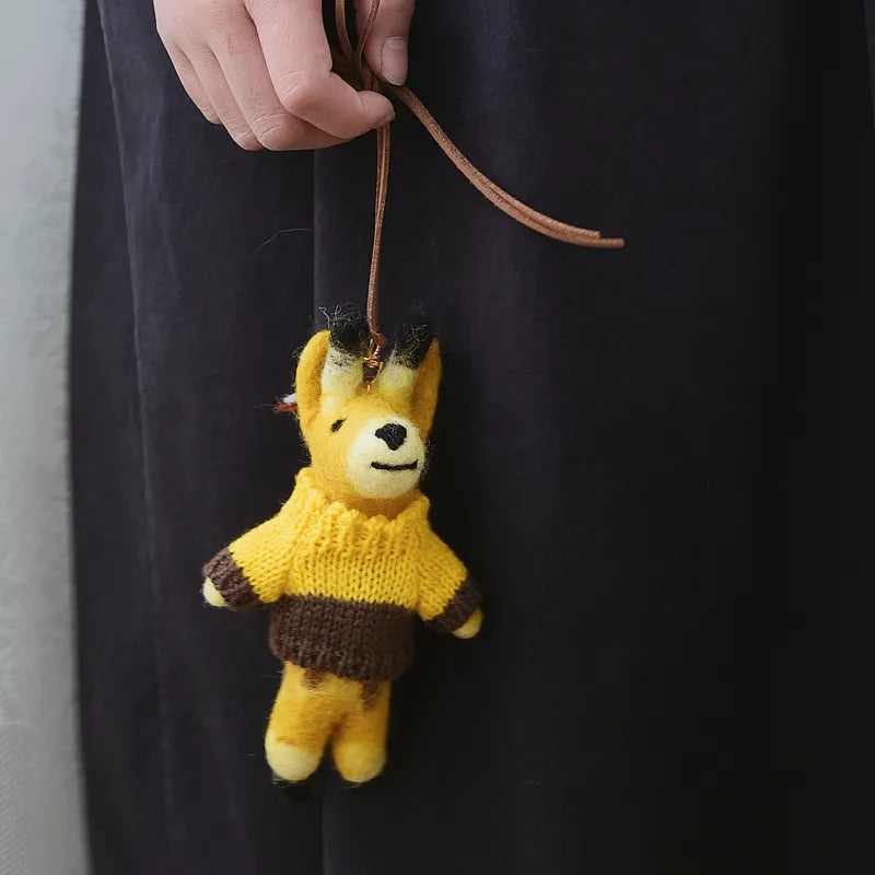 Woolly Friends Bag Charm