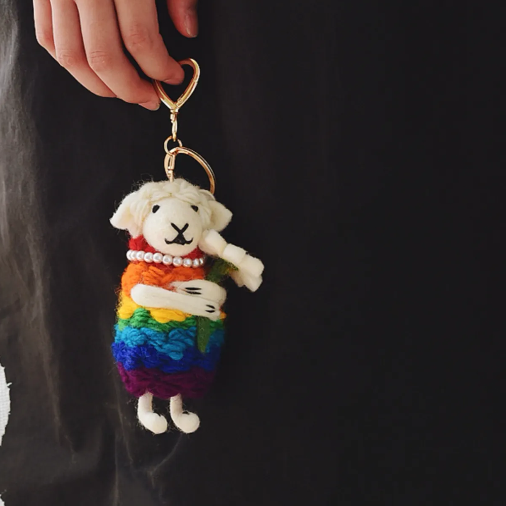 Woolly Friends Bag Charm